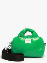 Cross Body Tas Glossy Gerecycleerd Polyester Wouf Groen glossy BB250027
